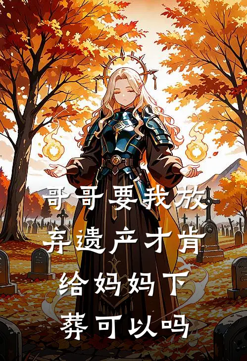 哥哥要我放弃遗产才肯给妈妈下葬可以吗